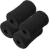 Sponge Foam Foot Pad Roller 2 Pair, 1-inch Rod Replacement for Gym Equipment (Foam 5.3" X 2.9"; Od X 0.87" Id)