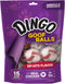 Dingo Goof Balls Premium Rawhide Treats for Small Dogs, 15 Count, Made with Real Chicken