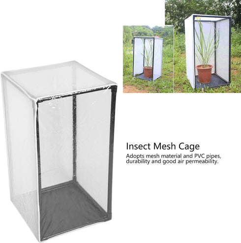 Topyond Butterfly Habitat Cage, Insect Mesh Cage for Breeding and Observation, PVC Pipe and Mesh Material