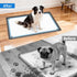 25x36 ALOOF Large Silicone Dog Pee Pad Holder in, Puppy Potty Training Tray with Magnetic Snaps & Raised Edges