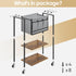 Weight Rack for Home Gym, Dumbbell Rack and Fabric Yoga Mat Storage, Organizes Fitness Equipment