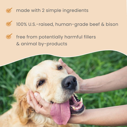 5 oz Beef and Bison Bites for Dogs by Mercola