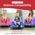 Round Red Illuminated On/Off Switch for Kidzone 12V Bumper Car Ride On Toy