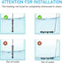 YukiHalu Adjustable Mini Fish Tank Heater, Small Submersible Aquarium Heater 25W 50W 100W 200W 300W with External