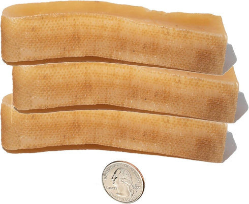 Large Yak Cheese Chews for Dogs - Healthy, Odorless, Long Lasting Rawhide-Free Bones for Aggressive Chewers (Pack of 5)