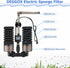 2 Nozzle 10-20 Aquarium Electric Sponge Filter with Submersible Water Pump Silence Motor for Shrimps,Bettas with Bio