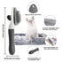 4Pcs Dog Shower Grooming Kit - Soft Silicone Pet Shampoo Massage Dispenser and Grooming Shower Brush
