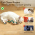 WoLover 3 Pack 7.87 Inches 3 Pack Cat Chew Toy Ropes, Catnip Toys for Teeth Cleaning, Sisal Rope Cat Toy for Indoor