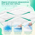 ZTAICOMGO 23inx35in 40 100pcs 6-Layer Diaper Pee Pads for Dogs, Extra Large Disposable Training Pads pc Plus
