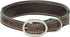 Weaver Leather Pet Beaded Basket Weave Dog Collar, Natural, 3/4" x 13"