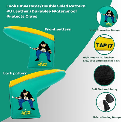 Funny Golf Putter Headcover, Perfect Golf Gift for Men and Women, Accessories for Golfers
