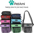PetAmi Dog Treat Pouch - Training Bag Holder for Kibbles, Toys, and Poop Bags (Purple) - 3 Ways to Wear