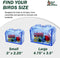 Large or Small Treasure Chest, Perfect Bird Cage Toy, Colorful, Safe, Easy to Install