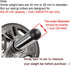 Spring Clip Collars, 1 inch (25 mm), for Smooth Dumbbell Handle or Standard Weightlifting Barbell, Pack of 4
