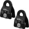 GM CLIMBING Micro Prusik Minding Pulley 25kN CE UIAA Certified 12mm Mobile Side Plates for Arborist Climbing Rescue