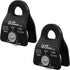 GM CLIMBING Micro Prusik Minding Pulley 25kN CE UIAA Certified 12mm Mobile Side Plates for Arborist Climbing Rescue