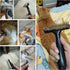 Undercoat Rake for Dogs, Dematting Tool Set with Long Haired Dog Grooming Rake Brush & Deshedding Comb