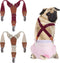 Pet Soft Dog Suspenders 2 Pieces Female Dog Diaper Suspenders for Dogs