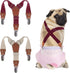 Pet Soft Dog Suspenders 2 Pieces Female Dog Diaper Suspenders for Dogs