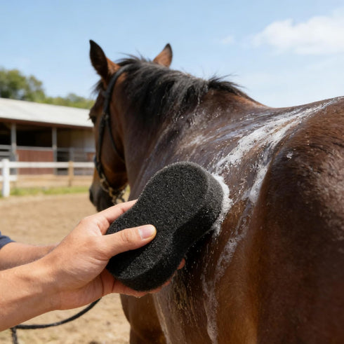 5pcs Soft Cleaning Sponges for Horse Grooming