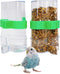 Bird Water Dispenser Parrot Feeder, 2 Pcs Automatic Waterer for Cage Accessories, Cockatiel, Finch, Lovebird
