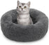 MoNiBloom 24"x24"x10.5" Dog Beds for Small Dogs, Machine-Washable Long Plush Cozy Soft Bed for Dogs and Cats