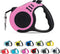 Retractable Dog Leash, Automatic Telescopic Tractor Dog Tape, Pet Tape 10/16 FT Durable with Non-Slip Handle for Small