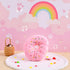 Jowxsx Pink Donut Shape Dog Toys,Plush Pet Toy Sprinkled Donut Dog Chew Toy,No Stuffing Squeaky Plush Toy, Animal Play