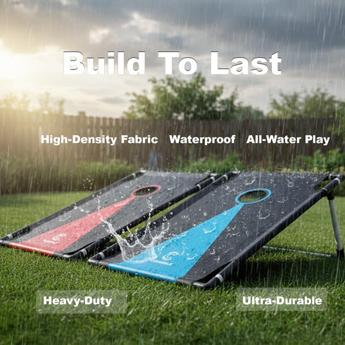 JOLLYBEAM 2026 Set 3FT 2FT 300D 8 Upgraded Cornhole Board for Kids Adults, x All Weather Corn Hole Game, Portable