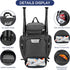 WOLT Basketball Backpack Bag - Large Sports Equipment Bag with Separate Ball Compartment and Shoes Pocket