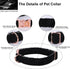 MR. CHUBBYFACE Winter Dog Collar, Adjustable Black Fleece Christmas Collar for Small Medium Large Dogs