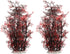 balacoo 2 Pcs Aquarium Decor Plastic Plant, Red Coral Tree for Fish