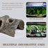 Large Hollow Log Resin Wood Decorations, Reptile Hide Tree Trunk for Lizard, Snake, Gecko, Axolotl, Spider, Turtles
