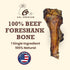 (10-12 inch, 1 Count) 100% Natural Beef Foreshank Bone for Dogs - USA Sourced and Made - Single Ingredient
