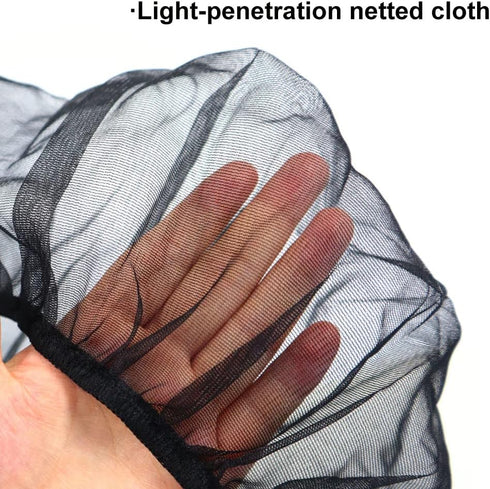 Bird Cage Seed Catcher, Mesh Guard Netting, Bird Cage Seed Guard Skirt for Round Square Cages (Black)