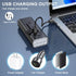 Rechargeable Bike Light Set, 8000 Lumens USB Bicycle Lights, Front Headlight and Taillight with 5+4 Light Modes,