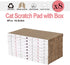8 Packs in 1 Cat Scratch Pad, Reversible Durable Cardboard Cat Scratcher, Premium Scratch for Cats to Rest and Play