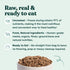 Little Hunter Freeze Dried Fresh Dog Food Raw Beef Recipe, High Protein, Small Batch, Grain Free, 15 oz