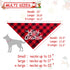 Malier Christmas Dog Bandanas 2 Pack, Classic Buffalo Plaid Triangle Bibs for Small Medium Large Dogs & Cats (Large,
