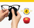 EK World Wide 3-Pack CAT Crap Paste Lens Cleaner Paste Anti-Fog Formula for Eyeglasses, Sunglasses, Camera Lenses