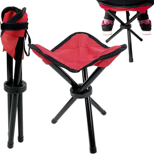 Cenbee Folding Camping Stool Portable Outdoor Chair Use Height 12.5in Fishing Chair Seat