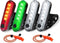 LED Navigation Lights Kit for Boat Kayak, 4Pack Battery Operated Stern Lights with 2 Safety Whistles Included