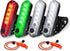 LED Navigation Lights Kit for Boat Kayak, 4Pack Battery Operated Stern Lights with 2 Safety Whistles Included