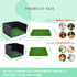 High Walls Dog Pee Pad Holder with Artificial Grass-Foldable Indoor Dog Potty Tray,Waterproof Pee Pad Holder for Small