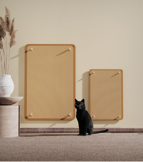 MEMQUQ Interactive Cat Scratching Toy - Natural Sisal Activity Mat for Kittens, Engaging Claw Exercise Play Pad