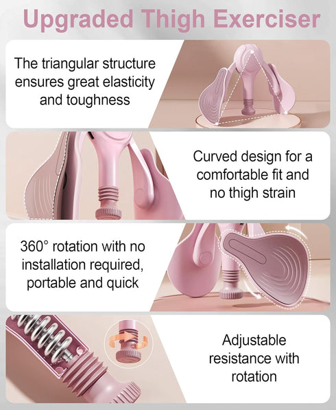15-70 LB Pelvic Floor Exercise Devices Adjustable Pelvic Floor Trainer Women Men, Kegel Exercise Equipment Inner Thigh