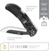 OUTDOOR EDGE 3.0" Onyx EDC Replaceable Blade Folding Pocket Knife with Dual Thumb Opener