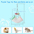 AOWPFVV Rat Enrichment Toys, Rat Foraging Toy for Various Treats, Slow Feeder Hanging Fancy Mice Cage Accessories