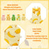 ZHLKHIOP 5-Piece Set with Cherry,Bird Diaper, Chicken Diaper, Chicken Diapers for Indoor Chickens, Pineapple, Yellow
