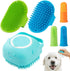 ondware 6PCS Dog Bath Brush Set, Dogs Scrubber for Short and Long